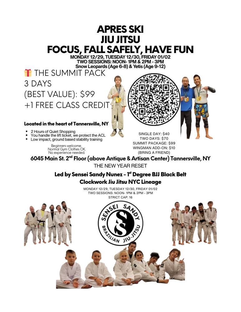 Apres Ski Jiu Jitsu flyer