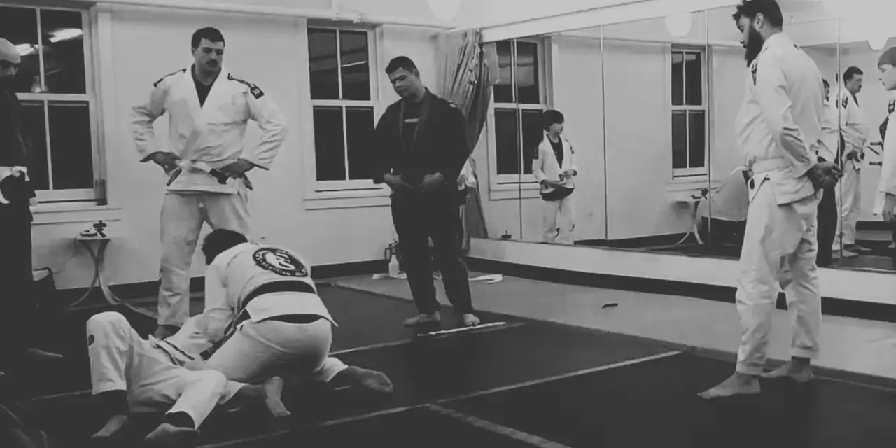 Sensei Sandy BJJ students training in Tannersville