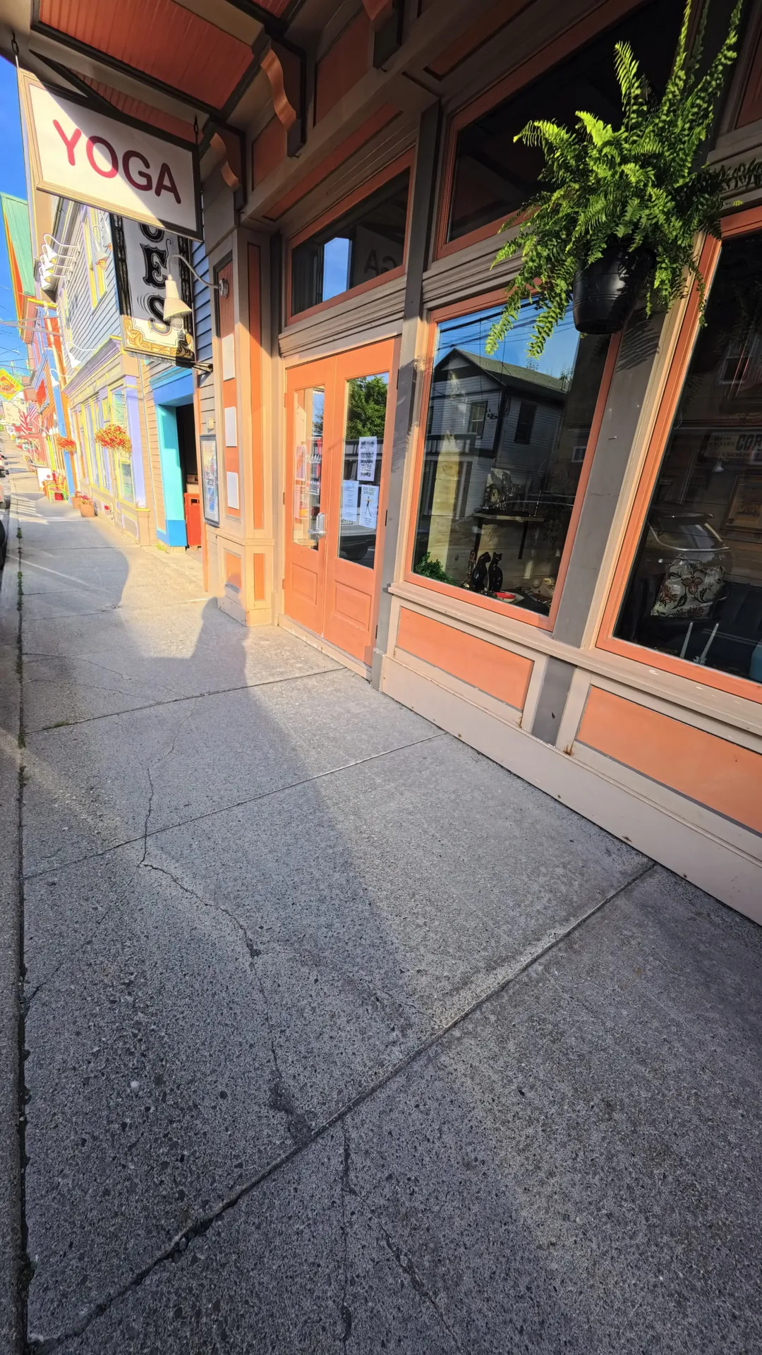 Main Street entrance door for Sensei Sandy BJJ