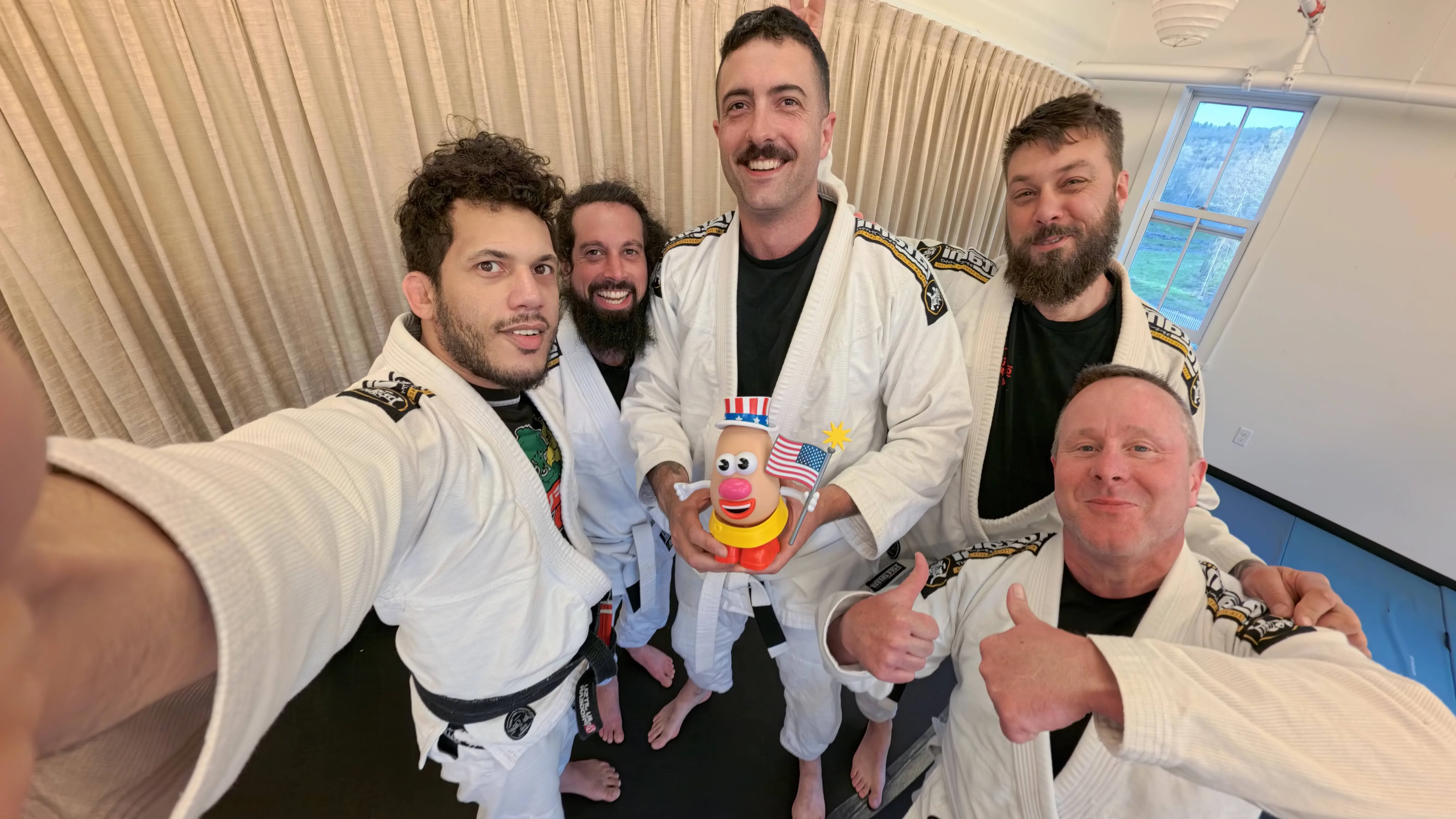 Adult Jiu-Jitsu student recognized as YAM of the Day at Sensei Sandy BJJ in Tannersville NY