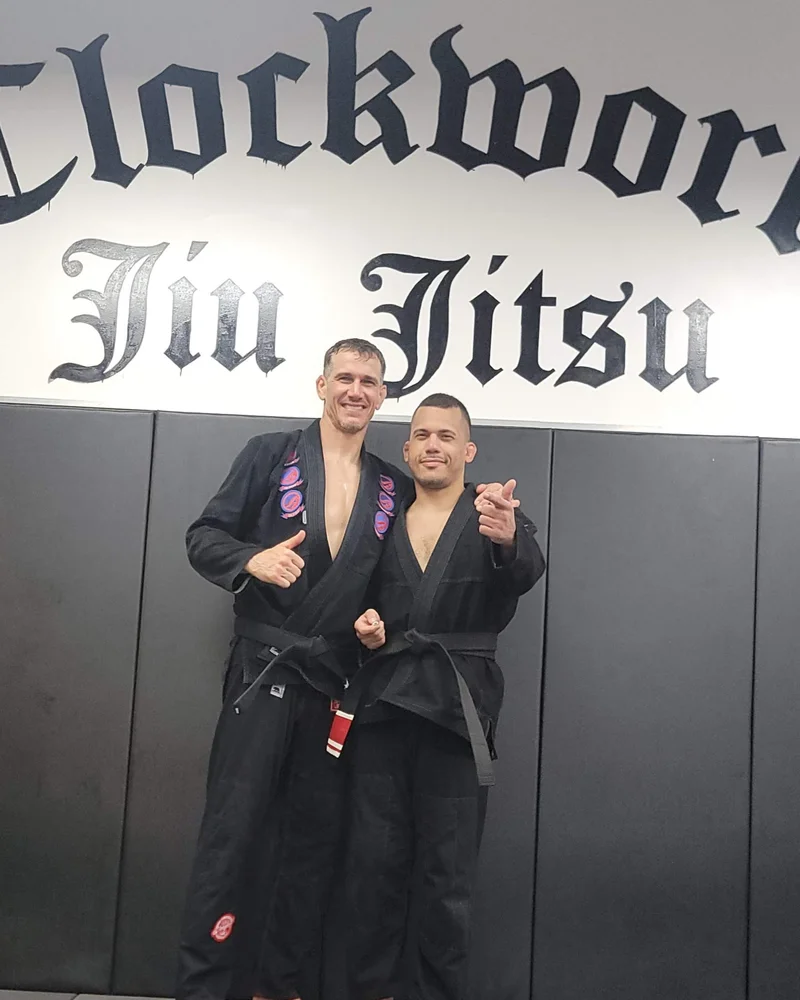 Josh Griffiths awards black belt to Sandy Jose Nunez in New York City